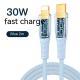 Low Temperature Fast Charging Transparent Data Cable