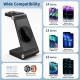 New Vertical Folding Magnetic Three-in-one Wireless Charger