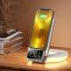 Multifunctional 15W Wireless Charger Foldable Desktop Stand With Night Light