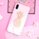 Compatible with Apple, Iphonex fruit phone case for iphone6 transparent white soft shell men and women drop protection sleeve