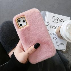 Compatible with Apple, Winter Plush For Iphone11 Mobile Phone Case