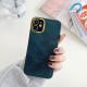 Leather Fine Hole Metal Ring Anti Falling Silicone Protective Cover