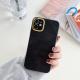Leather Fine Hole Metal Ring Anti Falling Silicone Protective Cover