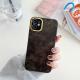 Leather Fine Hole Metal Ring Anti Falling Silicone Protective Cover