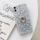 Love Glitter Soft Edge Ring Holder Quicksand Shell