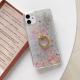 Love Glitter Soft Edge Ring Holder Quicksand Shell