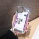 Compatible with Apple , Transparent Mobile Phone Case With Boarding Pass Express Number