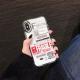 Compatible with Apple , Transparent Mobile Phone Case With Boarding Pass Express Number