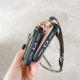 Mobile Phone Shell Love Coin Purse Leather Diagonal Rope  Protective Cover