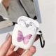 Compatible with Apple, Simple Butterfly AirPodsPro3 Headphone Case