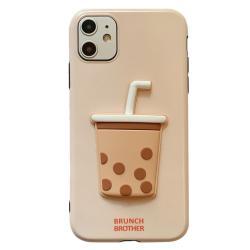 Pearl milk tea cartoon phone case