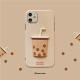 Pearl milk tea cartoon phone case