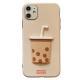 Pearl milk tea cartoon phone case