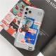 Frosted transparent phone case