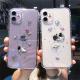 Creative astronaut transparent phone case