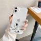 Creative astronaut transparent phone case