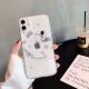 Creative astronaut transparent phone case