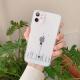 Creative astronaut transparent phone case