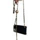 Litchi Pattern Golden Ball Oblique Back Suitable For Mobile Phone Case