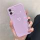 Straight Border TPU Simple Love Mobile Phone Case