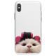 Compatible with Apple , Cute Piggy Mobile Phone Case Transparent Soft Cover
