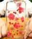 Epoxy Pearl Real Flower Phone Case