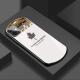 Compatible with Apple , Maple Leaf Phone Case Oval Mirror Glass 7 Makeup Mirror