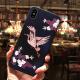 Black Frosted Chinese Style Embossed Phone Case