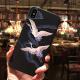 Black Frosted Chinese Style Embossed Phone Case