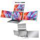 Portable Triple-screen Display Connect Three Screens With A Single Cable Laptop Secondary Display Monitor
