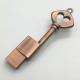 Heart Shaped Bronze Key Storage U Disk Pendant U Disk