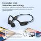 IPX8 Waterproof Headphones, Swimming-specific Bluetooth Headphones, Sports Wireless Earbuds With 32G TF Card, Stereo Bone Conduction Headphones
