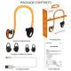 1Pc Wireless Sports Headsets Wireless V4.1 Neckband Earphones HD Stereo Sweat-proof Headphones Earbuds With  LED Light Mic 8Hrs Work Running