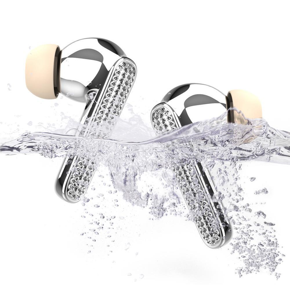 Inlaid With Diamond Electroplated Bluetooth Headset