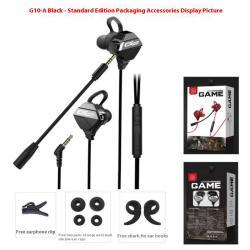 In-ear For Phone Computer Wired With Mic Heavy Bass Computer Headset