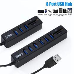 1 M USB Deconcentrator Line HUB COMBO HUB TFSD Card Reader 6 Plus 2