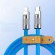 Metal Head Type-c Bold Charging Cable Liquid Silicone
