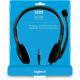 LogitechLogitech H110H111 Stereo Wired Headset Single Double 35 Headset Computer Tablet Headset