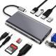 Type-c Docking Station 11-in-one With Hdmi Network Card All-in-one Converter
