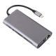 Type-c Docking Station 11-in-one With Hdmi Network Card All-in-one Converter