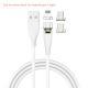 Three In One Data Cable 540 Degree Rotation Spherical Magnetic Charging