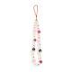 Simple Contrasting Color Stitching Bag Bracelet With Lanyard