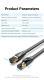 Vention Ethernet Cable RJ45 Cat8 Lan SFTP 40Gbps 2000M