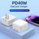 PD35W Dual Port Charging Plug Mobile Phone Charger