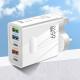 Fast Charging Mobile Phone Charger Type-c PD Three USB Multi-port Travel Plug