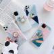 Stitching triangle phone case