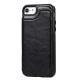 Crazy Horse Pattern Sticker Leather Mobile Phone Case