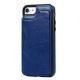 Crazy Horse Pattern Sticker Leather Mobile Phone Case