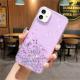 Gradient glitter star Epoxy transparent phone case