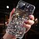 Gradient glitter star Epoxy transparent phone case